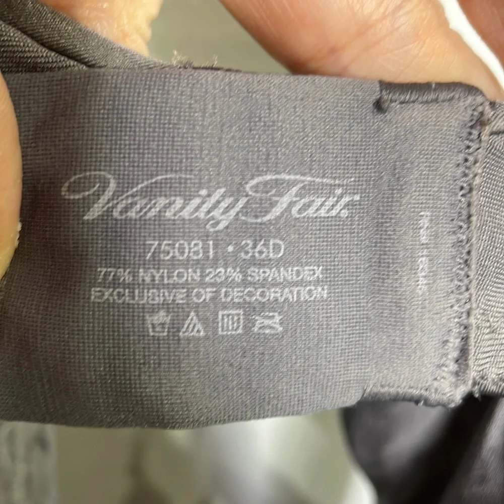 Vanity Fair 75081 gray 36D